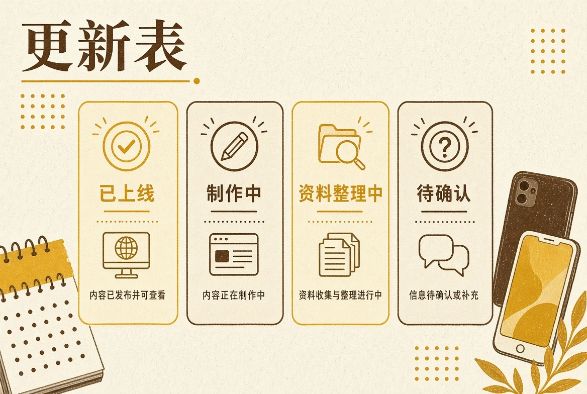 内容日历状态